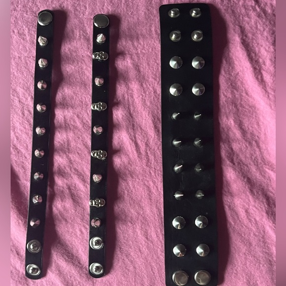 Spike bracelets 3pc - Picture 1 of 3